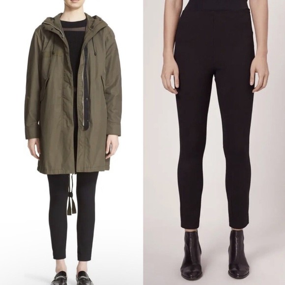 Rag & Bone Women's Simone High Rise Skinny Black Pants Size 0 $325 - Picture 4 of 10